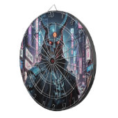 Cyberpunk Demon Samurai Dartscheibe (Vorderseite rechts)