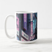Cyberpunk Demon Samurai Kaffeetasse (Links)