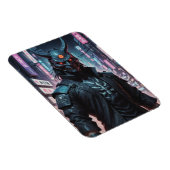 Cyberpunk Demon Samurai Magnet (Rechte Seite)