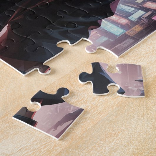 Cyberpunk Demon Samurai Puzzle (Seite)