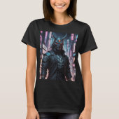 Cyberpunk Demon Samurai T-Shirt (Vorderseite)