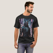 Cyberpunk Demon Samurai T-Shirt (Vorne ganz)