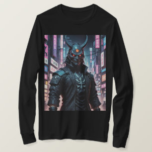 Cyberpunk Demon Samurai T-Shirt