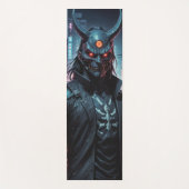 Cyberpunk Demon Samurai Yogamatte (Vorderseite)