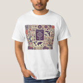 Cyberpunk-Design T-Shirt (Vorderseite)