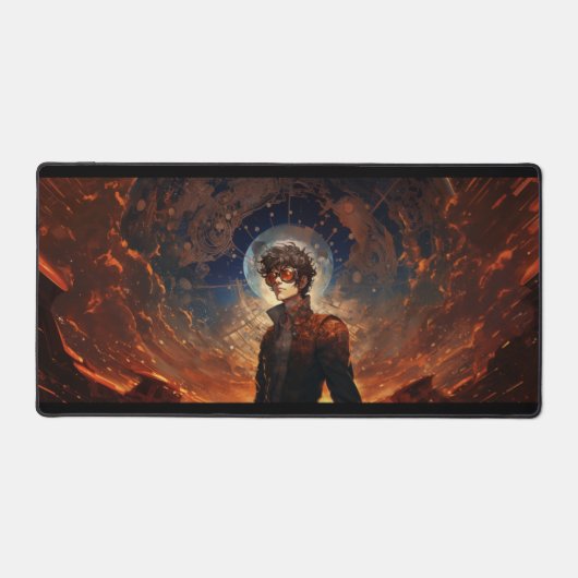 Cyberpunk Desk Mat Schreibtischunterlage (Vorderseite)