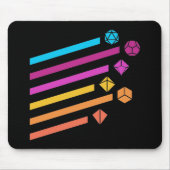 Cyberpunk Dice Ray Tabletop RPG Mousepad (Vorne)