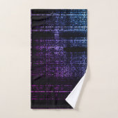 Cyberpunk-Digital-Matrix-Code-Badetuch-Set Badhandtuch Set (Handtuch)