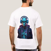 Cyberpunk DJ Vibes T-Shirt (Rückseite)