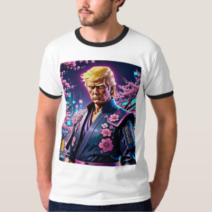 Cyberpunk Donald Trump Samurai T-Shirt