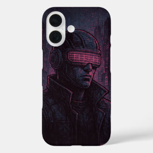 Cyberpunk-Dystopie-Krieger   Dreamframe_U8O Origi iPhone 16 Hülle