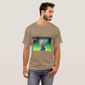 Cyberpunk Edgerunner Oversibel T-Shirt (Vorne ganz)
