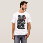 Cyberpunk-Elephant T-Shirt (Vorne ganz)