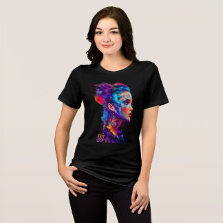 Cyberpunk Exit System Alternative Grafik Tri-Blend Shirt