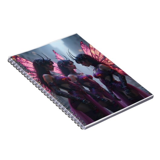 Cyberpunk-Fee Notizblock (Rechte Seite)