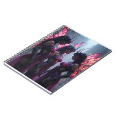 Cyberpunk-Fee Notizblock (Linke Seite)