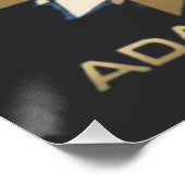 Cyberpunk-Fennec-Fuchs-Geometrie Poster (Ecke)