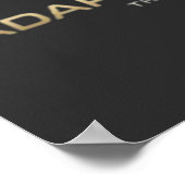 Cyberpunk-Fennec-Fuchs-Geometrie Poster (Ecke)