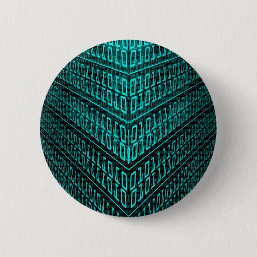 Cyberpunk Futuristic Computer Technology Circuit Button (Vorderseite)