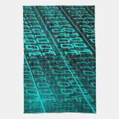 Cyberpunk Futuristic Computer Technology Circuit Handtuch (Vertikal)