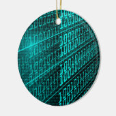 Cyberpunk Futuristic Computer Technology Circuit Keramikornament (Links)