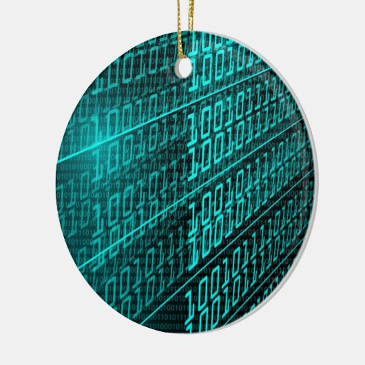 Cyberpunk Futuristic Computer Technology Circuit Keramikornament (Links)