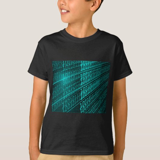 Cyberpunk Futuristic Computer Technology Circuit T-Shirt (Vorderseite)
