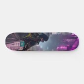 Cyberpunk Futuristic Trippy-Skateboard-Deck Skateboard (Horizontal)