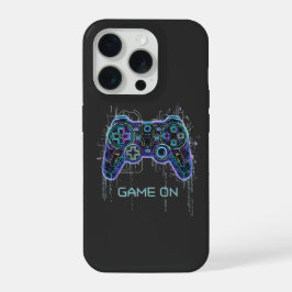  ​Cyberpunk Gaming Controller - Neon Game On Tech  iPhone 15 Pro Hülle