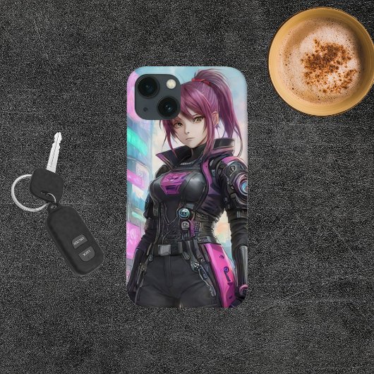 Cyberpunk Girl Case-Mate iPhone Hülle
