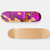 Cyberpunk Girl Skateboard Deck (Horizontal)