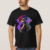 Cyberpunk Girl T-Shirt (Vorderseite)