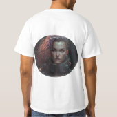 Cyberpunk Girl T-Shirt (Rückseite)