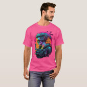 Cyberpunk-Girl-T - Shirt (Vorne ganz)