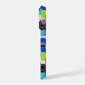 Cyberpunk-Glitch-Geometrisches-iPhone-Case iPhone Hülle (Linke Seite)