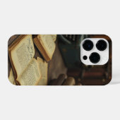 Cyberpunk Glitch iPhone 15 Pro Fall - Neon Lights Hülle (Rückseite (Horizontal))