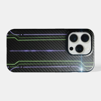 Cyberpunk Glow iPhone 15 Pro Sticker - Elektrische Hülle
