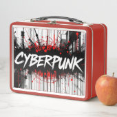 Cyberpunk Graffiti Metal Lunchbox - Streetcode (Beispiel)