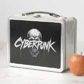 Cyberpunk Graffiti Skull | Metal Lunch Box (Beispiel)
