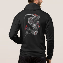 Cyberpunk Grim Sensenmann Hoodie