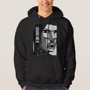 Cyberpunk Hacker Computer Geek design_13 Hoodie