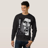 Cyberpunk Hacker Computer Geek design_13 Sweatshirt (Vorne ganz)