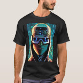 Cyberpunk Hacker Computer Geek design_18 T-Shirt (Vorderseite)