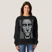 Cyberpunk Hacker Computer Geek design_1 Sweatshirt (Vorne ganz)