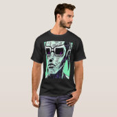 Cyberpunk Hacker Computer Geek design_5 T-Shirt (Vorne ganz)