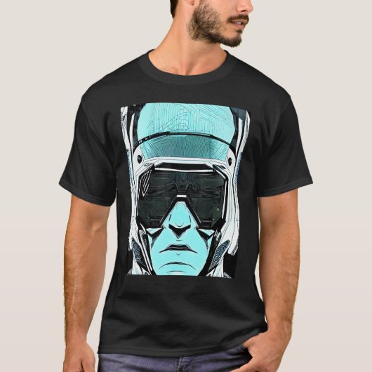 Cyberpunk Hacker Computer Geek design_7 T-Shirt (Vorderseite)