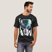Cyberpunk Hacker Computer Geek design_8 T-Shirt (Vorne ganz)