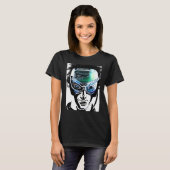 Cyberpunk Hacker Computer Geek design_8 T-Shirt (Vorne ganz)