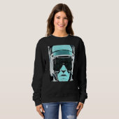 Cyberpunk Hacker Computer Geek Design Premium_9 Sweatshirt (Vorne ganz)