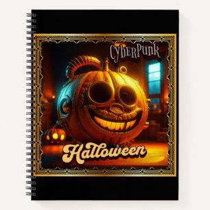 CYBERPUNK HALLOWEEN PUMPKIN NOTIZBLOCK